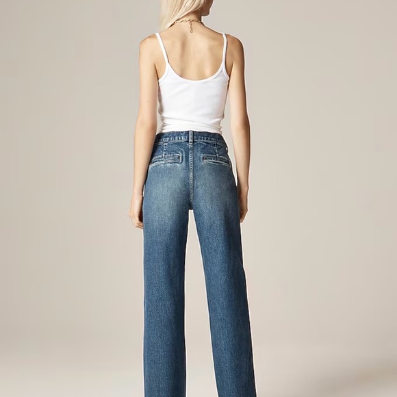 J. Crew Women's Flare Jeans in Blue - Picture 3 of 5